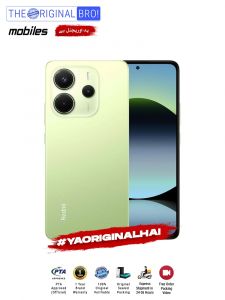 Redmi Note 14 - 8GB RAM - 128GB Storage - PTA Approved - 12 Months Warranty - Green - The Original Bro Mobiles - TOB33